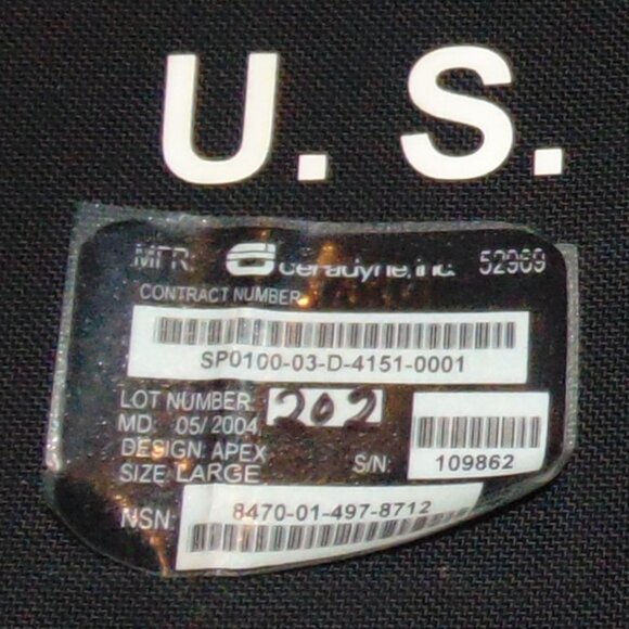 (2) Strike Face Plates - Body Armor Plates - LARGE - Ceramic -  Ceradyne Inc. - Picture 5 of 5
